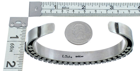 Native American Navajo Sterling Silver Cuff Bracelet JX121792
