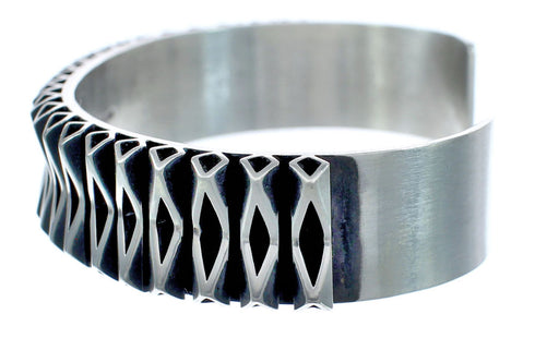 Native American Navajo Sterling Silver Cuff Bracelet JX121793