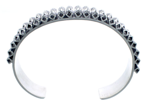 Native American Navajo Sterling Silver Cuff Bracelet JX121793