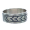 Navajo Authentic Sterling Silver Band Ring Size 13-1/4 AX121942
