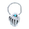 Navajo Bear Paw Turquoise Sterling Silver Key Chain AX122718