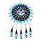 Multicolor Inlay Zuni Sun Sterling Silver Pin Pendant NN20288