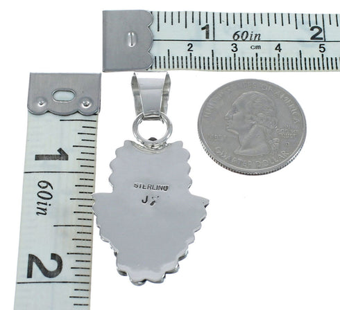 Native American Navajo Multicolor Multistone Pendant JX122769