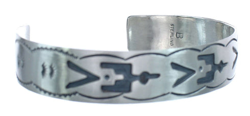Native American Navajo Sterling Silver Cuff Bracelet JX122998