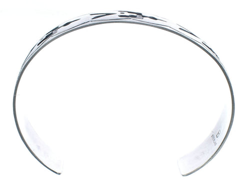 Native American Navajo Sterling Silver Cuff Bracelet JX122998