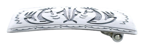 Native American Navajo Sterling Silver Kokopelli Belt Buckle JX123068