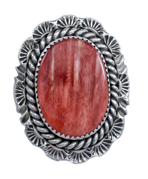 Native American Oyster Shell Genuine Sterling Silver Ring Size 10-1/4 AX123341