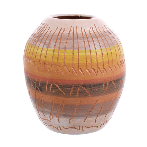 Native American Navajo Mini Hand Crafted Pottery JX123599