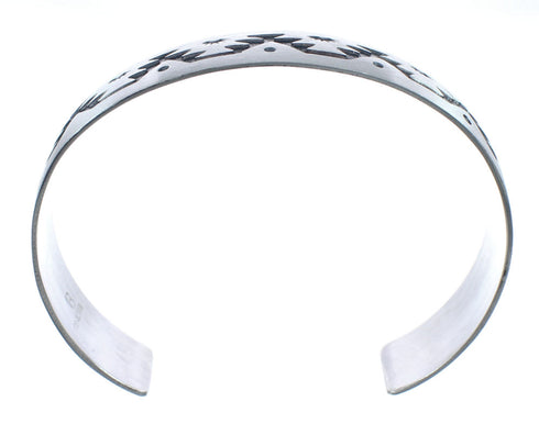 Native American Navajo Sterling Silver Cuff Bracelet JX123800