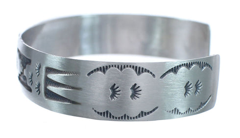 Native American Navajo Sterling Silver Cuff Bracelet JX123802