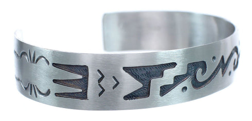 Native American Navajo Sterling Silver Cuff Bracelet JX123809