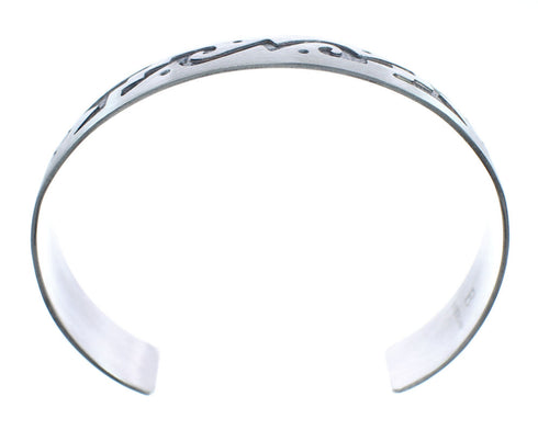 Native American Navajo Sterling Silver Cuff Bracelet JX123809