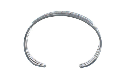 American Indian Sterling Silver Opal Inlay Cuff Bracelet AX123903