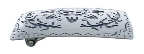 Native American Navajo Sterling Silver Sunface Corn Belt Buckle JX124353