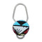 Native American Zuni Multicolor Inlay Sterling Silver Key Chain JX124385
