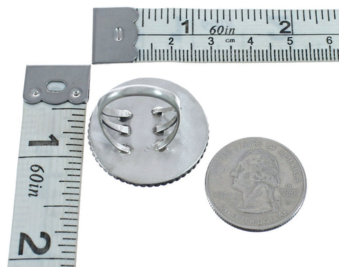 Native American Navajo Authentic Sterling Silver Ring Size 10 JX124362