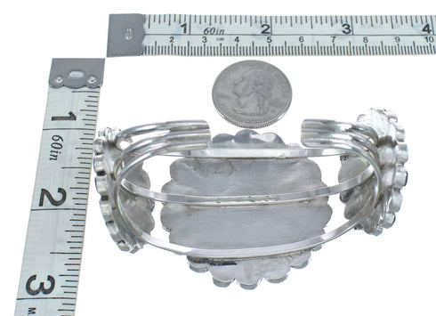 Multicolor Zuni Sun Sterling Silver Cuff Bracelet AX124855