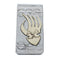 Bear Paw American Indian Sterling Silver And 12KGF Money Clip AX125171