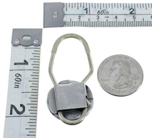 Native American Zuni Multicolor Inlay Sterling Silver Key Chain AX125120