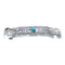 Navajo Sterling Silver Turquoise Hair Barrette AX125161