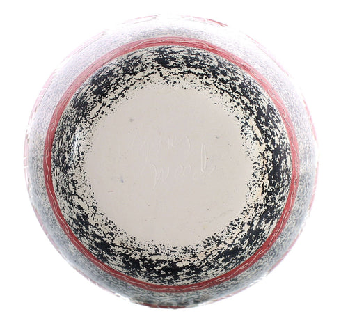 Native American Pottery Hand Crafted Navajo Pot By Agnes Woods JX125374