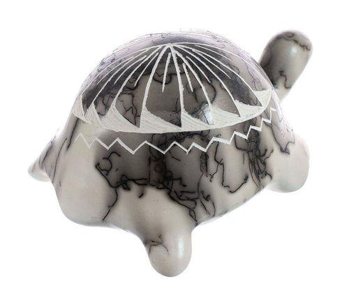 Navajo Hand Crafted Horse Hair Turtle Pottery By Artist William Vail JX125389