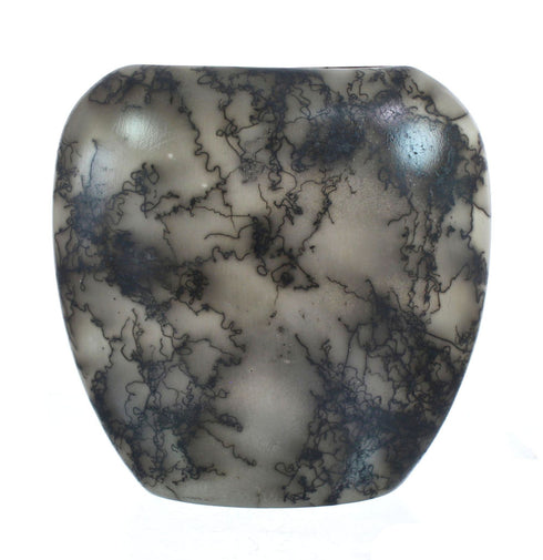 Navajo Hand Crafted Kachina Figure Horse Hair Pot JX125591