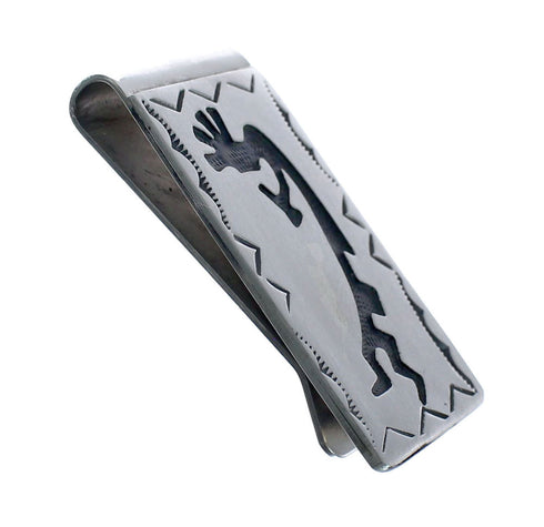 Kokopelli Genuine Sterling Silver Native American Money Clip AX126626