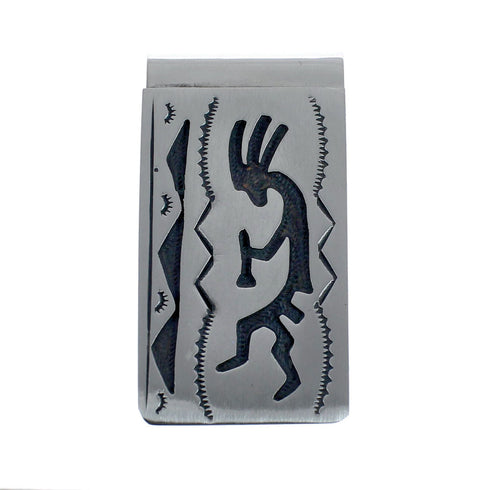 Kokopelli Genuine Sterling Silver Native American Money Clip AX126662