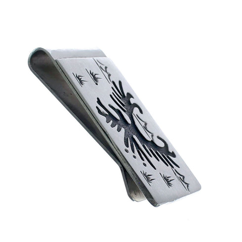 Eagle Genuine Sterling Silver Native American Money Clip AX126670