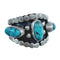 Navajo Turquoise Sterling Silver Ring Size 7 JX126483
