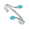 Native American Sterling Silver Turquoise Cuff Bracelet AX125929