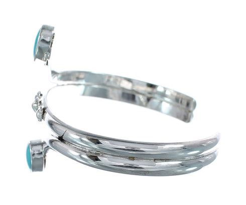 Native American Sterling Silver Turquoise Cuff Bracelet AX125929