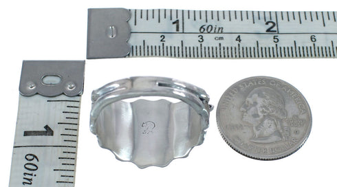 Native American Sterling Silver Eagle Navajo Ring Size 14-1/4 AX126361