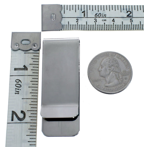Navajo Turquoise Genuine Sterling Silver Money Clip JX127031