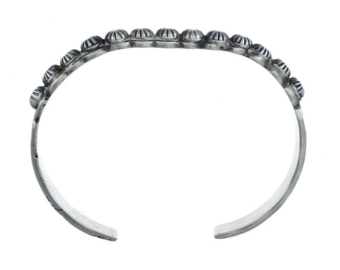 Native American Authentic Sterling Silver Cuff Bracelet AX126742