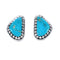 Native American Sterling Silver Turquoise Post Earrings JX126822