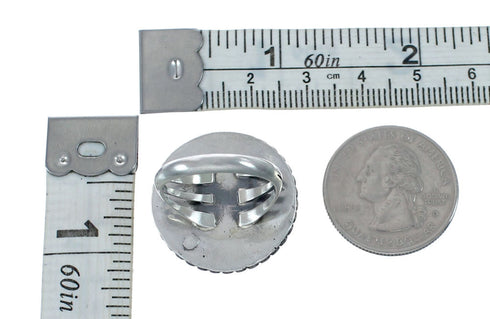 Native American Navajo Authentic Sterling Silver Ring Size 6 JX127062