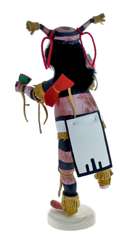 Native American Navajo Clown Kachina Doll By Artist G. Largo JX127270