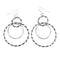 Native American Sterling Silver Hook Dangle Earrings JX127289