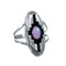Navajo Sterling Silver Pink Opal Ring Size 10 AX127521