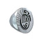 Native American Sterling Silver Water Wave Bear Paw Ring Size 9-3/4 AX127706