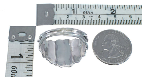 Navajo Authentic Sterling Silver Eagle Ring Size 13 AX128284