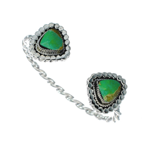 Native American Sterling Silver Turquoise Cuff Bracelet JX128636