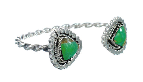 Native American Sterling Silver Turquoise Cuff Bracelet JX128636