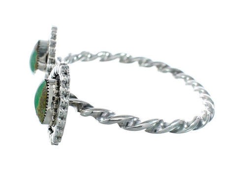 Native American Sterling Silver Turquoise Cuff Bracelet JX128636