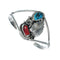 Sterling Silver Turquoise And Coral Navajo Leaf And Flower Cuff Bracelet AX129479