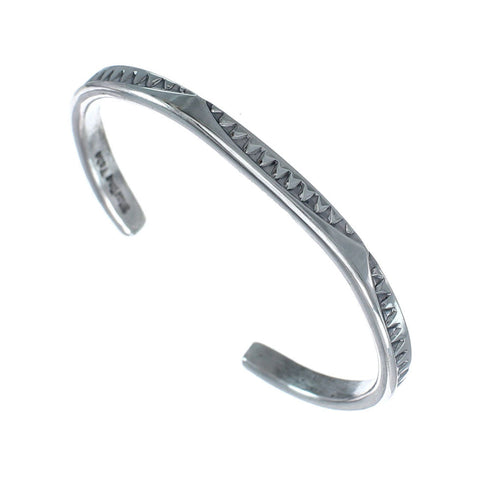 Sterling Silver Navajo Baby Bracelet JX130688