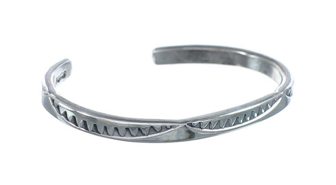 Sterling Silver Navajo Baby Bracelet JX130688