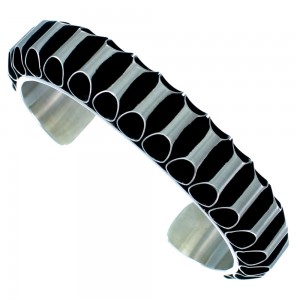 Navajo Genuine Sterling Silver Cuff Bracelet SX110408
